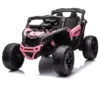 Masinuta electrica pentru copii Can Am Marverick UTV Light Pink 12V 90W cu telecomanda 2.4G