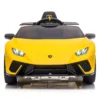 Masinuta electrica pentru copii Chipolino Lamborghini Huracan yellow 50W cu scaun din piele si roti EVA