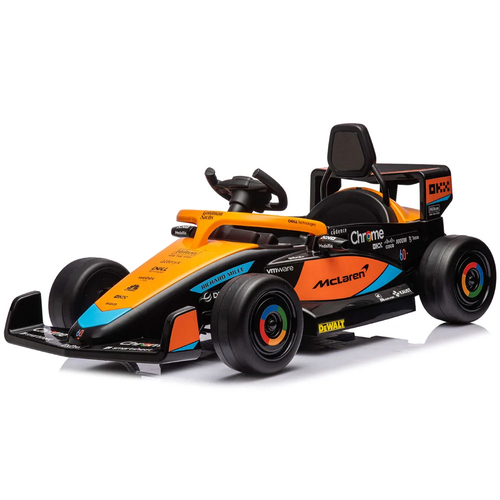 Masinuta electrica pentru copii Chipolino McLaren Formula 1 Orange cu telecomanda
