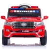 Masinuta electrica pentru copii Chipolino SUV Police Patrol cu scaun din piele red 40W