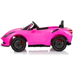 Masinuta electrica pentru copii Chipolino Unicorn pink 50W cu telecomanda