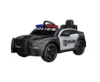 Masinuta electrica pentru copii Dodge Police Black 70W cu scaun din piele