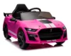 Masinuta electrica pentru copii Ford Mustang GT500 and Shelby Cobra Pink 60W cu telecomanda si licenta