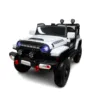 Masinuta electrica pentru copii Jeep X7 4x4 roti gonflabile R-sport alb 140W cu telecomanda