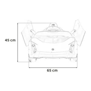 Masinuta electrica pentru copii Lamborghini Invencible roz 140W cu telecomanda