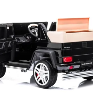 Masinuta electrica pentru copii Mercedes A100 Black Painted 90W cu echipare Premium si telecomanda