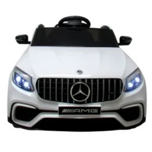 Masinuta electrica pentru copii Mercedes AMG GLC 63S R-Sport 3-6 ani alb 180W cu telecomanda