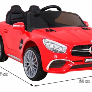 Masinuta electrica pentru copii Mercedes Benz AMG SL65S rosu cu 2 motoare
