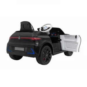 Masinuta electrica pentru copii Mercedes Benz EQA 12V negru 70W cu deschidere usi