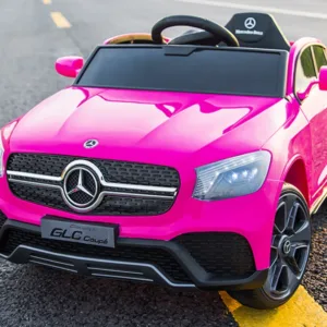 Masinuta electrica pentru copii Mercedes-Benz GLC Coupe Pink 70w cu telecomanda 2.4G