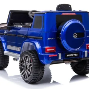 Masinuta electrica pentru copii Mercedes G63 AMG Blue Painting cu echipare Premium