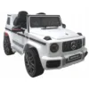 Masinuta electrica pentru copii Mercedes G63 Alb 70W cu telecomanda