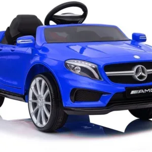 Masinuta electrica pentru copii Mercedes GLA45 AMG Paint Blue cu telecomanda