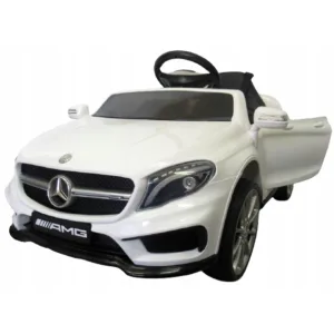 Masinuta electrica pentru copii Mercedes GLA45 Alb 70W cu telecomanda