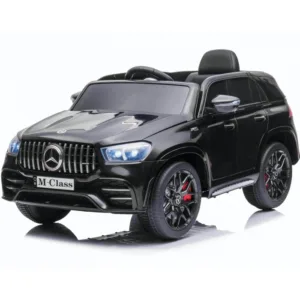 Masinuta electrica pentru copii Mercedes M Class Black cu scaun de piele