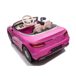 Masinuta electrica pentru copii Mercedes Nichiduta 90W Maybach S650 Cabriolet Pink cu pornire la cheie