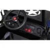 Masinuta electrica pentru copii Military Retro 4x4 negru 140W cu telecomanda