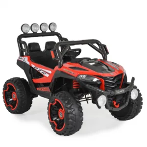 Masinuta electrica pentru copii Moni Jakarta Red 12V 140W de teren 4x4 cu telecomanda