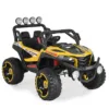 Masinuta electrica pentru copii Moni Jakarta Yellow 12V 140W de teren 4x4 cu telecomanda