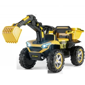 Masinuta electrica pentru copii Nichiduta Bonet Yellow 70W cu remorca