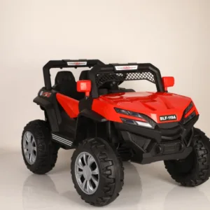 Masinuta electrica pentru copii Nichiduta Jeep Jumbo 4x4 Red 140W cu slow start si functie leganare