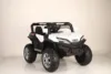 Masinuta electrica pentru copii Nichiduta Jeep Jumbo 4x4 White 140W cu slow start si functie leganare