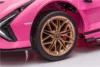 Masinuta electrica pentru copii Nichiduta Lamborghini Sian roz 70W cu scaun din piele