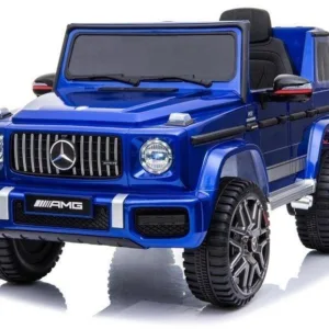 Masinuta electrica pentru copii Nichiduta Mercedes Benz G63 AMG 70W Paint Blue cu telecomanda si roti moi Eva