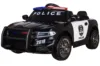 Masinuta electrica pentru copii Nichiduta Police Patrol Black 70W cu girofar politie si statie