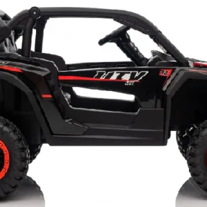 Masinuta electrica pentru copii Nichiduta Sport UTV KCK Black 4x4