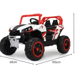 Masinuta electrica pentru copii Nichiduta Super Speed Red 12V 70W cu deschidere usi