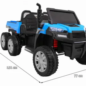 Masinuta electrica pentru copii Novokids Farmer Beast Buggy Albastru