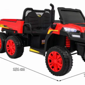 Masinuta electrica pentru copii Novokids Farmer Beast Buggy Rosu