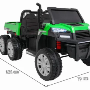 Masinuta electrica pentru copii Novokids Farmer Beast Buggy Verde