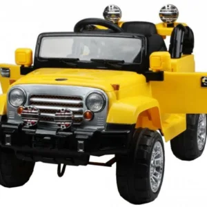 Masinuta electrica pentru copii Novokids Safari SUV Pro Galben cu acumulator