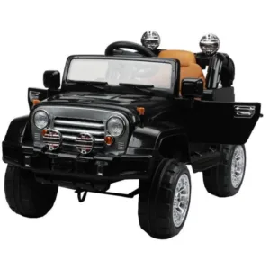 Masinuta electrica pentru copii Novokids Safari SUV Pro Negru cu acumulator