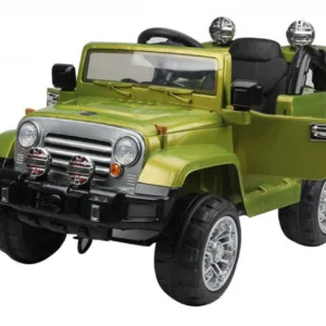 Masinuta electrica pentru copii Novokids Safari SUV Pro Verde cu acumulator