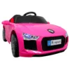 Masinuta electrica pentru copii R-Sport 60W cu telecomanda si scaun din piele Cabrio B4 628 Roz