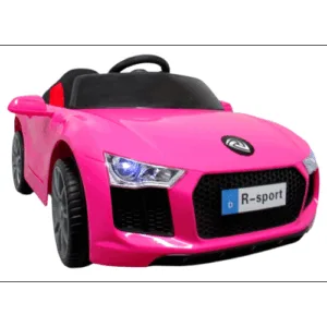 Masinuta electrica pentru copii R-Sport 60W cu telecomanda si scaun din piele Cabrio B4 628 Roz