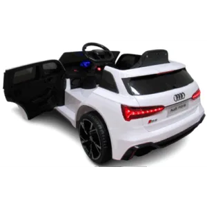 Masinuta electrica pentru copii R-Sport 70W cu telecomanda Audi RS6 alb