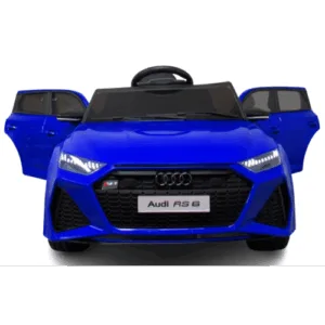 Masinuta electrica pentru copii R-Sport 70W cu telecomanda Audi RS6 albastru