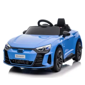 Masinuta electrica pentru copii RC Audi RS e-tron 12V albastru cu suspensii