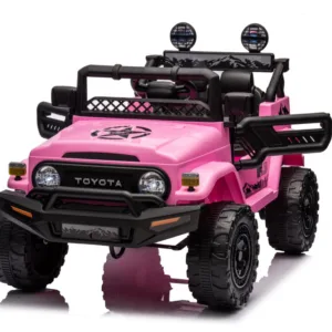 Masinuta electrica pentru copii Toyota FJ Cruiser Paint Pink 70W cu telecomanda
