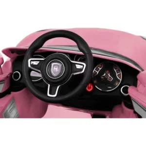 Masinuta electrica pentru copii Turbo-S roz 60W cu telecomanda