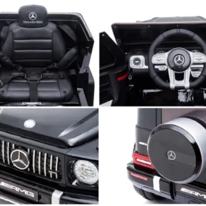 Masinuta electrica pentru copii cu licenta Mercedes Benz AMG G63 Red cu telecomanda 2.4G