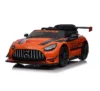 Masinuta electrica pentru copii cu licenta Mercedes Benz AMG Orange cu echipare Premium