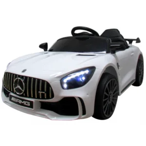 Masinuta electrica pentru copii cu telecomanda Mercedes AMG GTR-S R-Sport Alb 70W