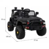 Masinuta electrica pentru copii Jeep Dark Night negru 70W cu telecomanda
