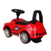 Masinuta fara pedale pentru copii Mercedes Ride On Rosu volan cu panou muzical si spatiu depozitare