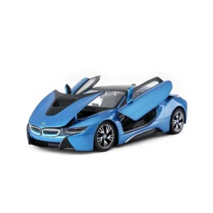 Masinuta metalica cu usi ce se deschid Rastar BMW I8 1:24